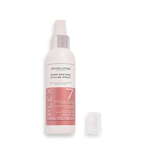 Revolution Haircare Plex 7 Bond Restore Styling Spray - Heat Protectant & Shine Enhancer, 100ml