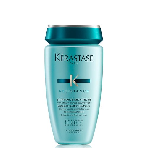 Kerastase Resistance Force Architecte Shampoo - Reconstructing Formula for Weak, Damaged Hair | Pro-Keratine Complex