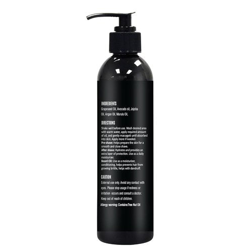 Regine Switzerland Pre Shave Oil - Unscented 8 fl. Oz for a Smooth, Burns-Free Shave | Works with Any Razor