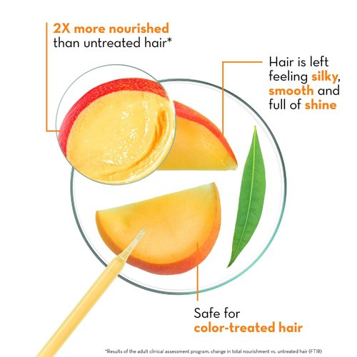 Klorane Nourishing Conditioner - Moisturizing Mango Butter Formula for Dry Hair | Paraben & Silicone Free