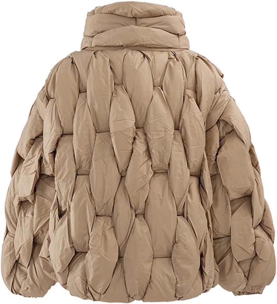 Skiennix Women's Thick Cotton Padded Coat - Warm Long Sleeve Parka for Fall & Winter