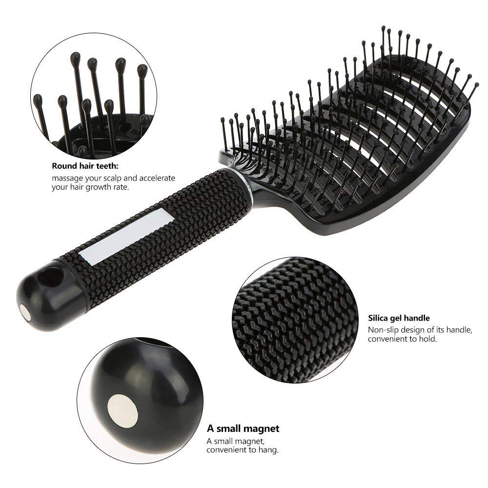 Skiennix Vent Blow Dryer Hair Brush - Fast Drying Paddle Brush for Thick, Curly Hair | Detangling & Volume Tool