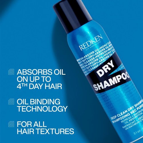 Redken Deep Clean Dry Shampoo - Refreshes All Hair Types, Absorbs Oil Without Buildup | Dark or Light Hair
