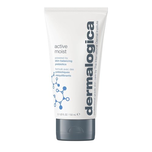 Dermalogica Active Moist Face Moisturizer - Oil-Free Hydrating Lotion for Improved Skin Texture | 3.4 oz