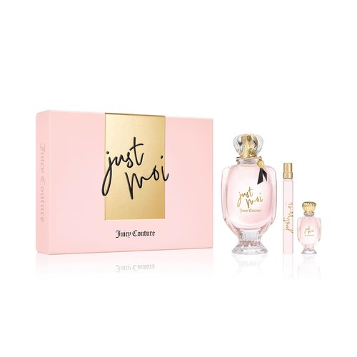 Juicy Couture Just Moi Eau de Parfum Gift Set - Amber Vanilla Scent | Travel Size 3.4 fl oz