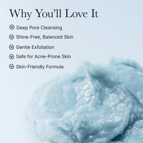 ARENCIA Hyssop Face Scrub - Brightening & Deep-Cleansing Exfoliator for All Skin Types (4.23oz)