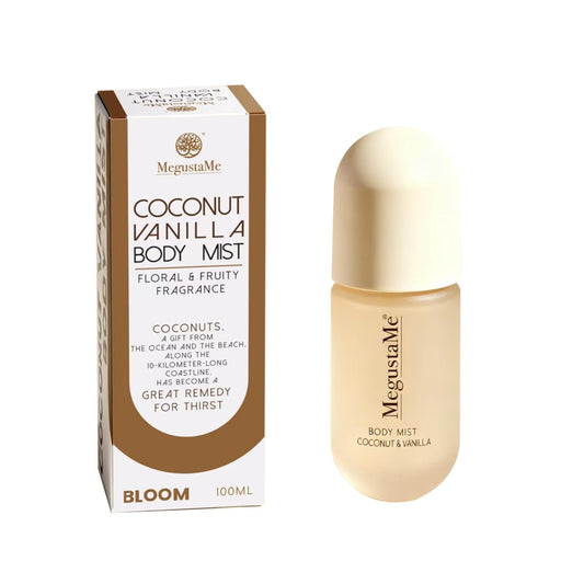 Skiennix Coconut Vanilla Body Spray - Paraben-Free & Phthalate-Free | Long-Lasting Fresh Scent | 3.38 Fl Oz (100ml)