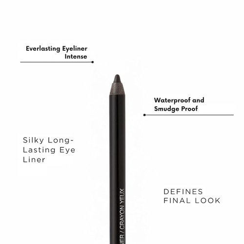 GA-DE Everlasting Eyeliner - Intense Waterproof & Smudge-Proof Formula - 0.04 oz for Precise or Smoky Looks