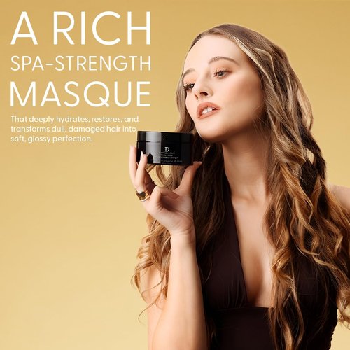 De Fabulous Marula Oil Miracle Repair Masque - Nourishing Hair Treatment with Quinoa | 8.5oz