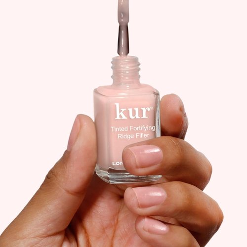 LONDONTOWN Kur Nail Ridge Filler - Smoother & Strengthener for Damaged Nails - Vegan, 0.4 fl oz