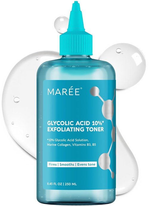 Maree Glycolic Acid Exfoliating Toner - Brightens Skin & Reduces Dark Spots | 6.7 Fl Oz