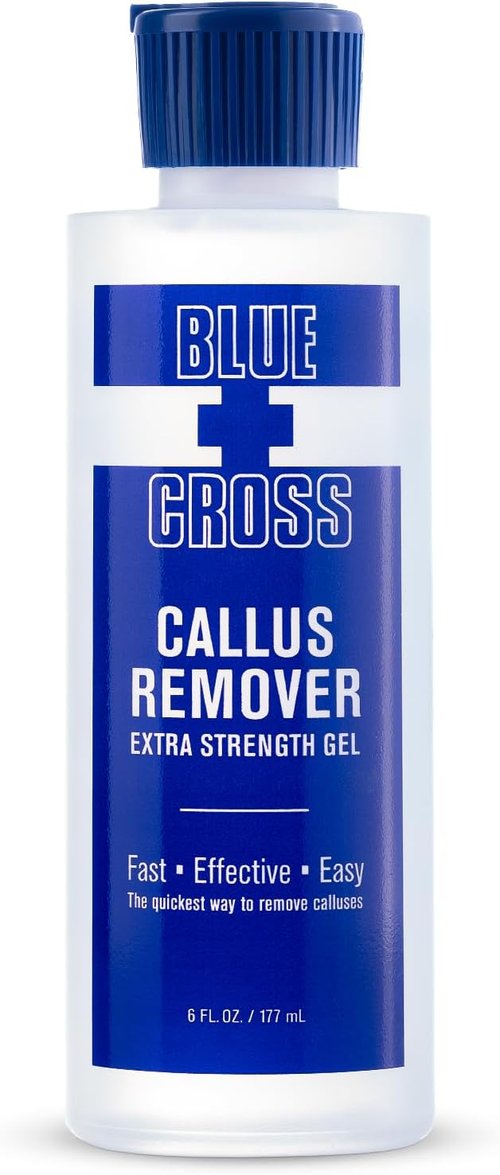 Blue Cross Callus Remover Gel - Extra Strength Foot Care for Smooth Heels | 6oz
