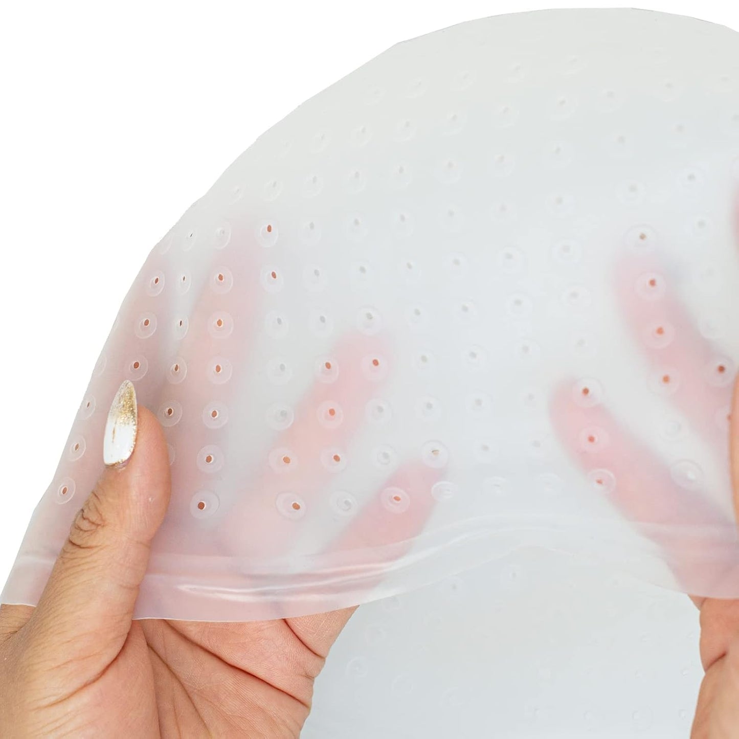 Skiennix Silicone Highlight Cap Set - Professional Reusable Hair Coloring Tool with Hook | Unisex