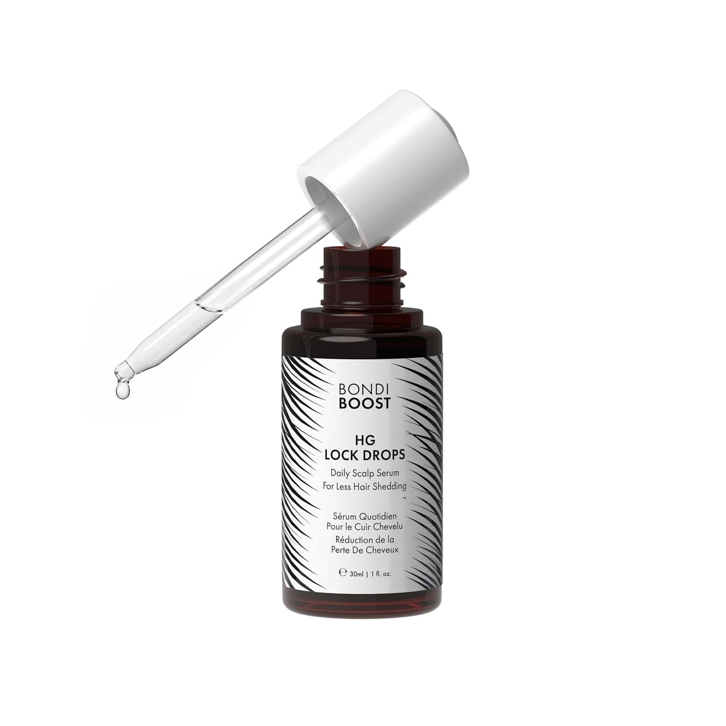 BondiBoost Hair Growth Lock Drops Serum - Non-Greasy Formula for Thicker, Fuller Hair | Vegan & Color-Safe