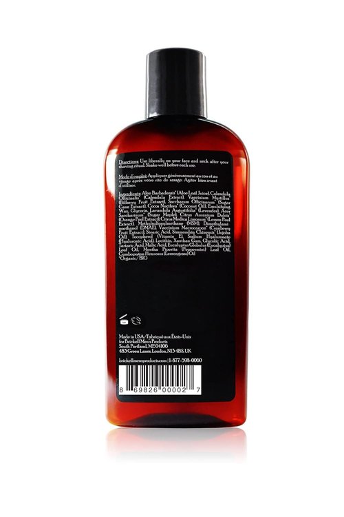 Brickell Men's Products Aftershave Balm - Natural & Organic Soothing Relief for Razor Burn | 4 Ounce