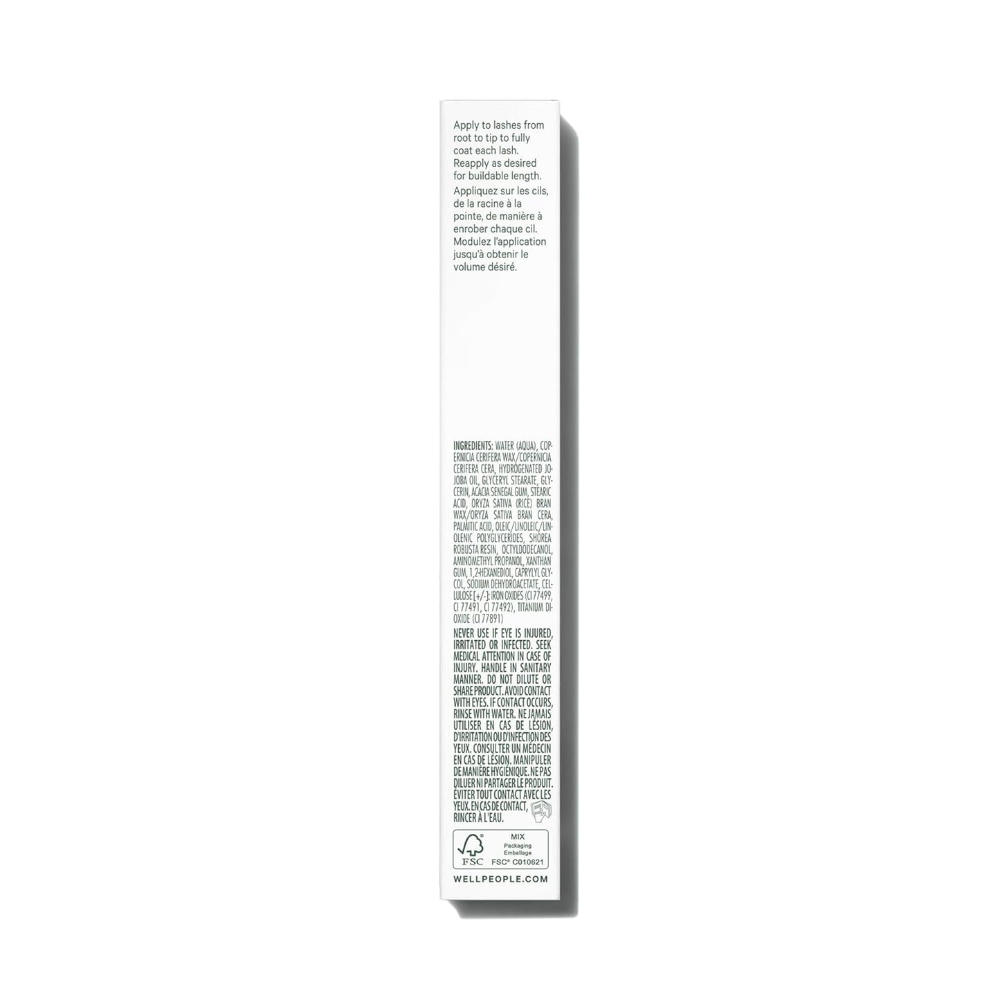 Well People Expressionist Lengthening Mascara - Nourished, Long Lashes | Vegan, Smudge-Resistant, Black