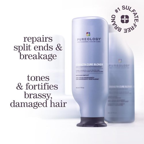 Pureology Strength Cure Blonde Shampoo & Conditioner Set - Nourishing Care for Blonde Hair