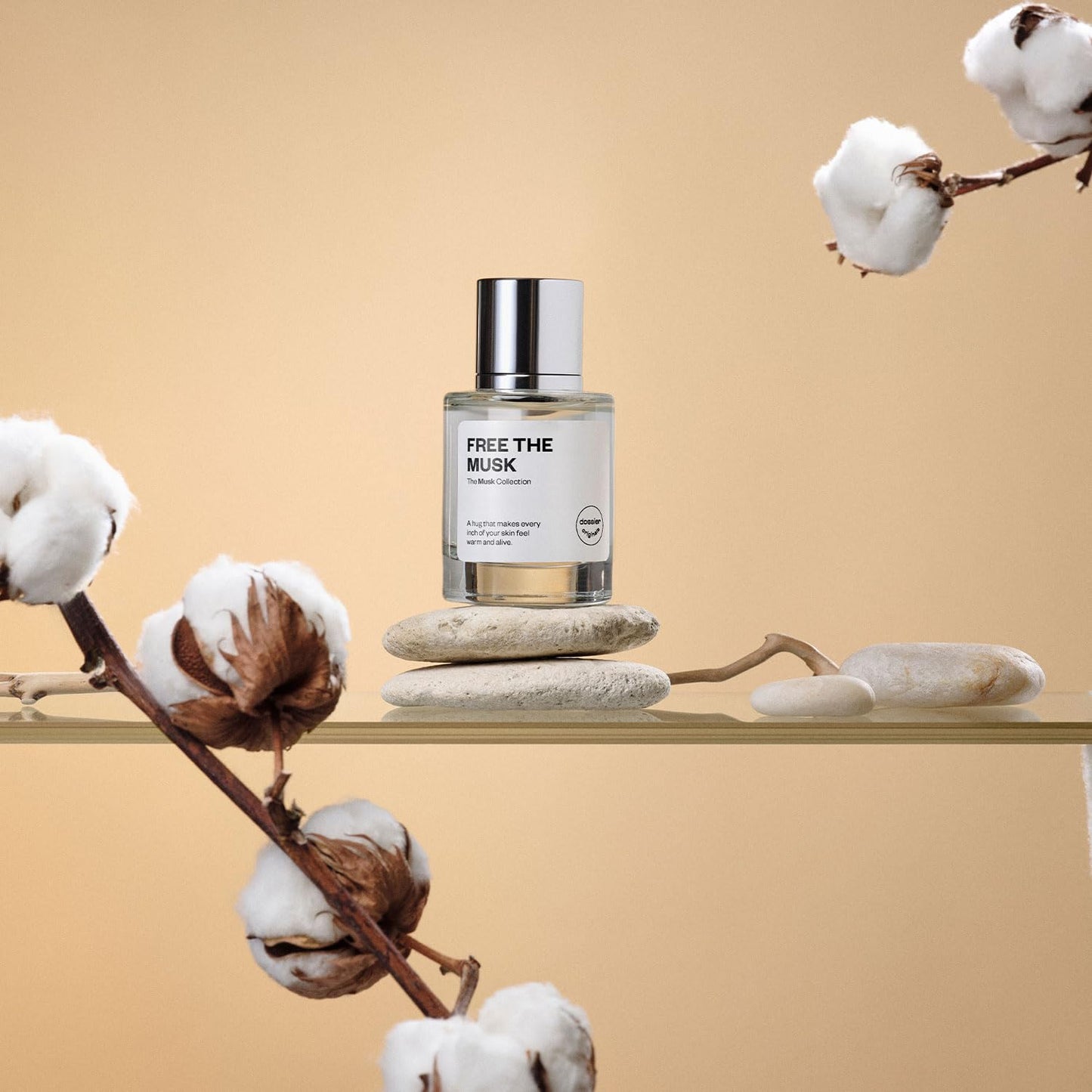Dossier Free The Musk - Genderless Eau de Parfum - Clean Skin Musk Fragrance - 50ml / 1.7oz