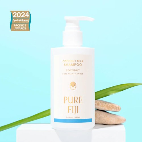 PURE FIJI Coconut Milk Shampoo - Nourishing Hydration for Soft, Silky Hair | 9.47 Fl. Oz (280ml)
