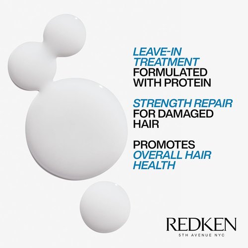 Redken Extreme Anti-Snap Anti-Breakage Leave-In Treatment For Distressed Hair - Fortifies & Helps Reduce Breakage, Infused With Proteins