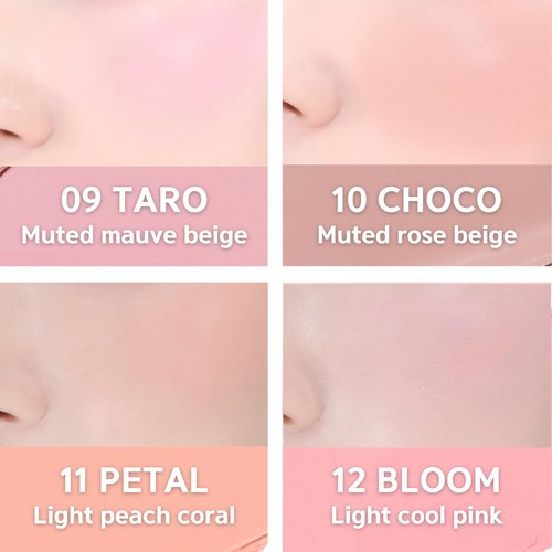 BBIA Downy Cheek Cream Blush - Creamy, Blendable & Buildable Formula | 8 Colors, 0.12oz (01 Downy Pink)