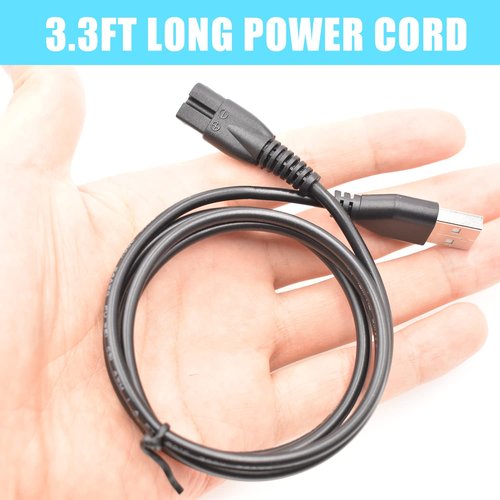 Meridian Grooming Charger Cable - Replacement Power Cord for Electric Shaver Trimmer | Durable & Reliable
