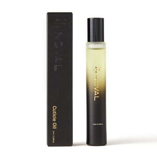 NOVAL Cuticle Oil Roll-On for Men & Women - Cedar Scented Nail Care Serum, Travel Size with Jojoba Oil