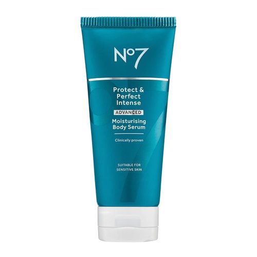 No7 Protect & Perfect Intense Advanced Body Serum - Anti-Aging Moisturizer with Hyaluronic Acid & Argan Oil | 6.7 oz
