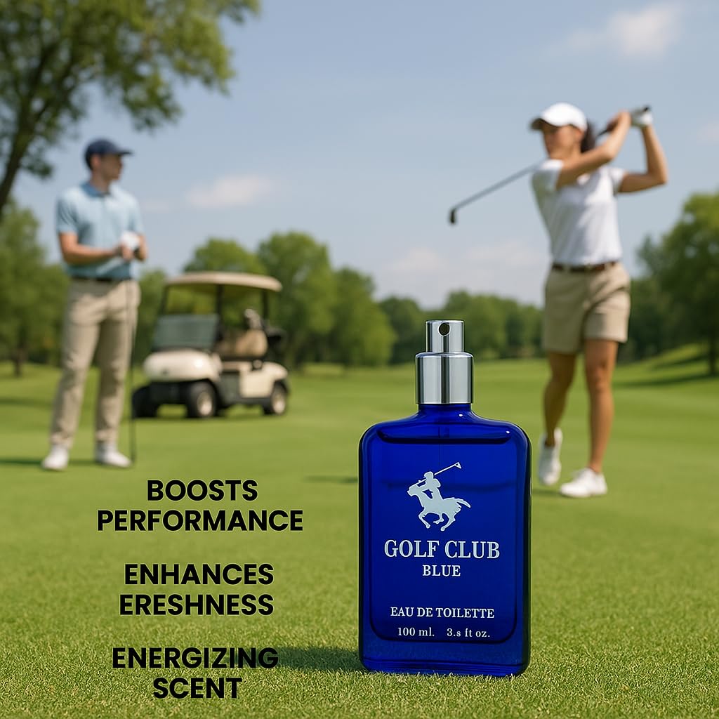 Skiennix Men's Perfume - Long-Lasting Sports Fragrance Eau de Toilette in Elegant Blue Glass Bottle (100ml)