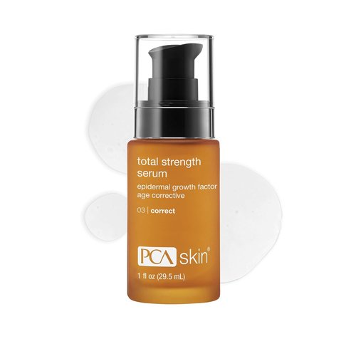 PCA SKIN Total Strength Serum - Plumping & Firming Treatment with Growth Factors & Peptides (1 oz)