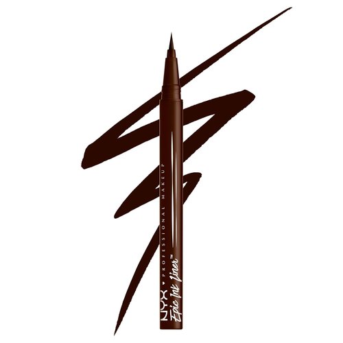 NYX PROFESSIONAL MAKEUP Epic Ink Liner - Waterproof Vegan Liquid Eyeliner in Milk Chocolate (Brown Matte)