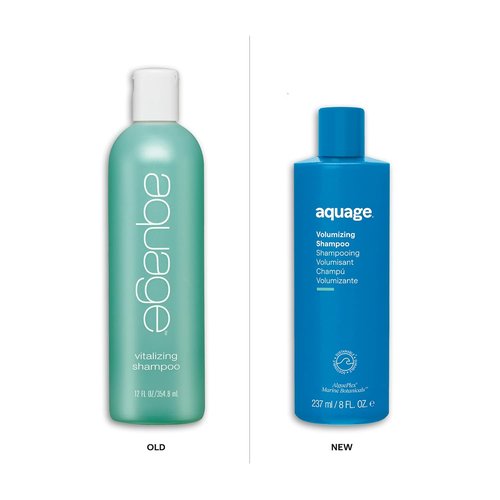 Aquage Volumizing Shampoo - Lightweight Deep Cleansing Formula with AlgaePlex | Long-Lasting Volume & Shine for Fine Hair (8 oz)