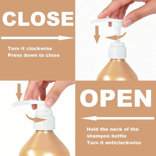 Redken Shampoo & Conditioner Pump - 1L/33.8 Fl Oz Bottle Dispenser | 2-Pack for Easy Use