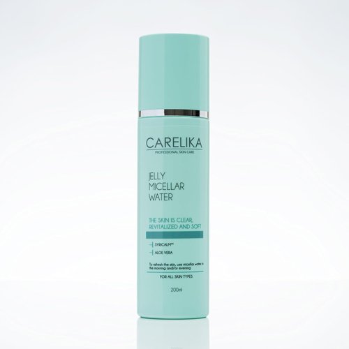 Jelly Micellar Water with Aloe - Gentle Facial Cleanser & Makeup Remover for Sensitive Skin - 200ml
