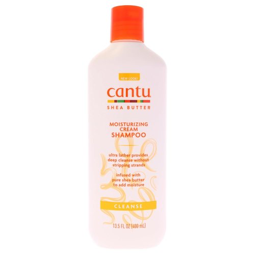 Cantu Moisturizing Cream Shampoo - Nourishing Shea Butter Formula | 13.5 Fl Oz