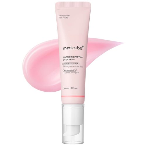 Medicube Eye Serum - Salmon DNA PDRN & Pink Peptides | 99% Purity Retinol for Fine Lines | Korean Skincare, 1.01 fl. oz.