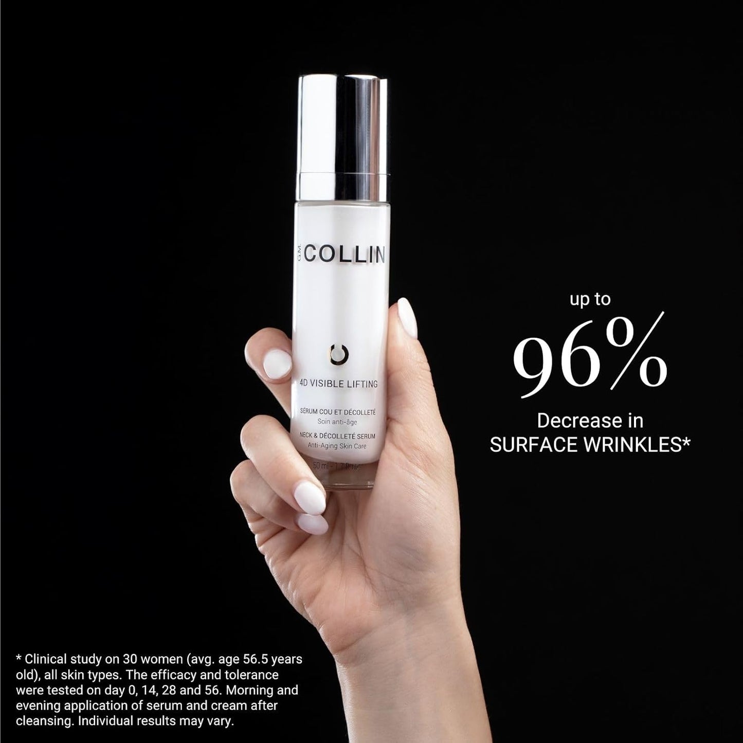 G.M. COLLIN 4D Visible Lifting Serum - Anti-Aging Facial Serum with Peptides | Smooth Fine Lines & Wrinkles