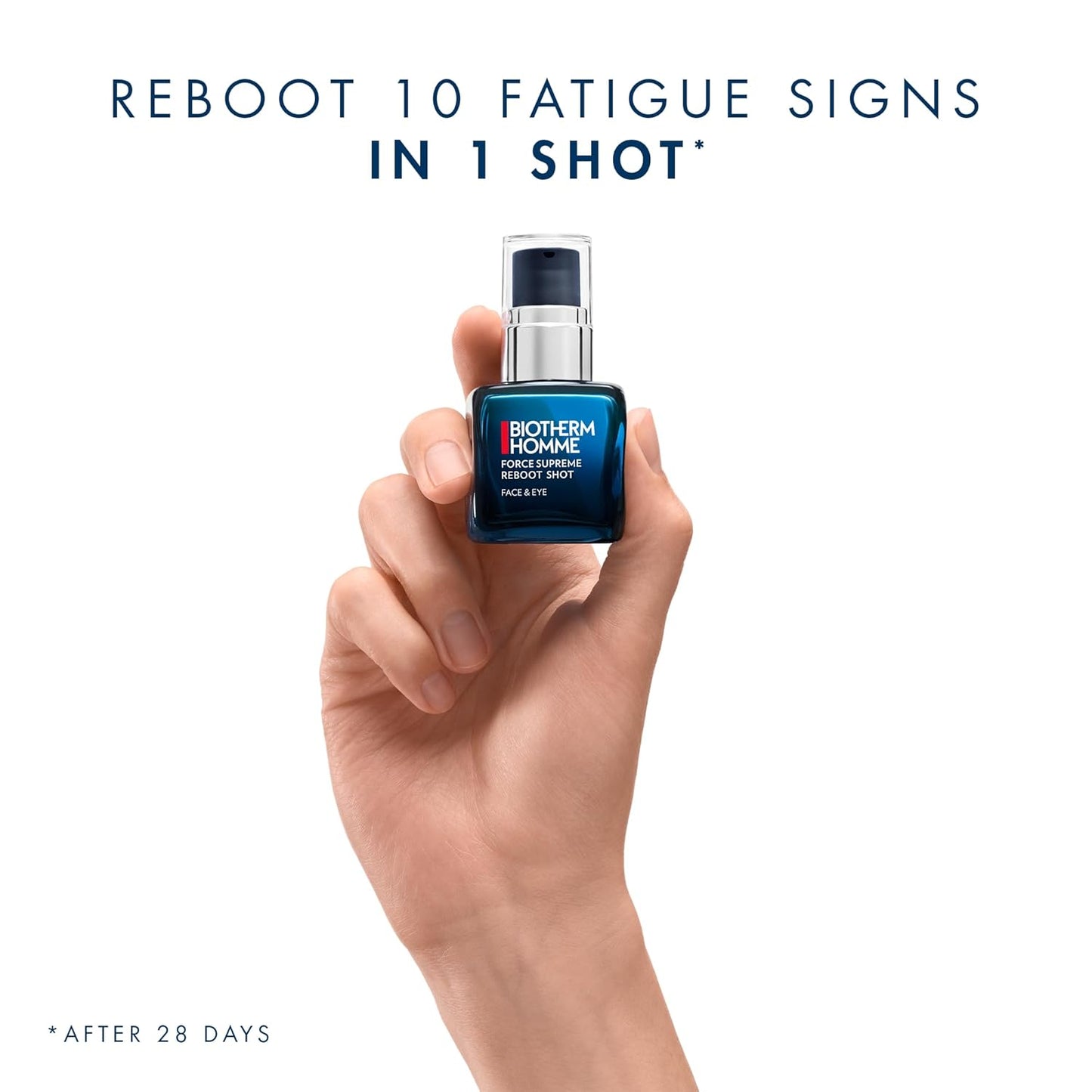Biotherm Force Supreme Reboot Shot - Revitalize Men's Skin with 12% Vitamin C Serum | 1 Fl. Oz.