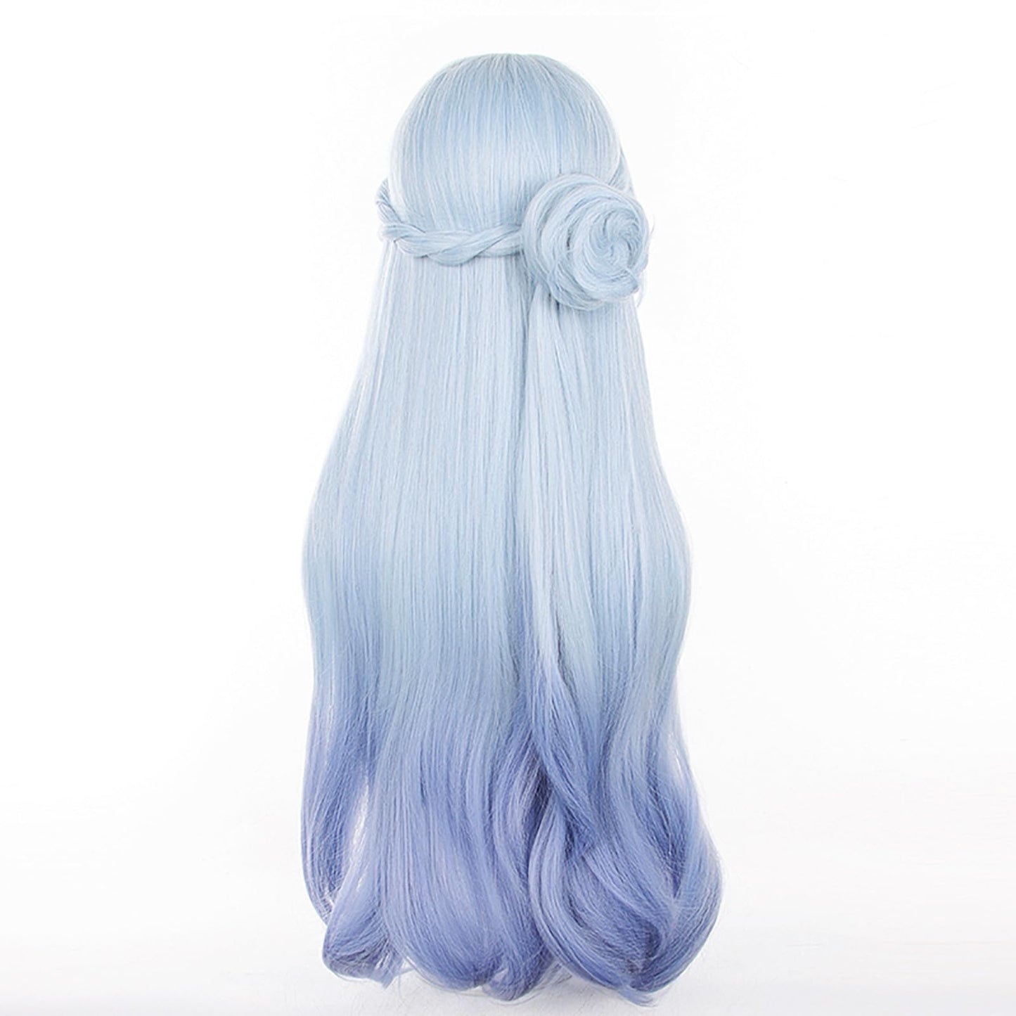 XiongXiongLe Robin Cosplay Wig Honkai Star Rail Robin Long Straight Sky Blue Hair Wigs for Adult Women Cos Anime Game Party Halloween Christmas(Robin)