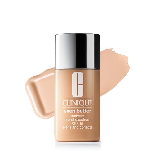 Clinique Even Better Makeup Liquid Foundation SPF 15 - Vitamin C Infused for All Skin Types | Medium Coverage & Natural Finish