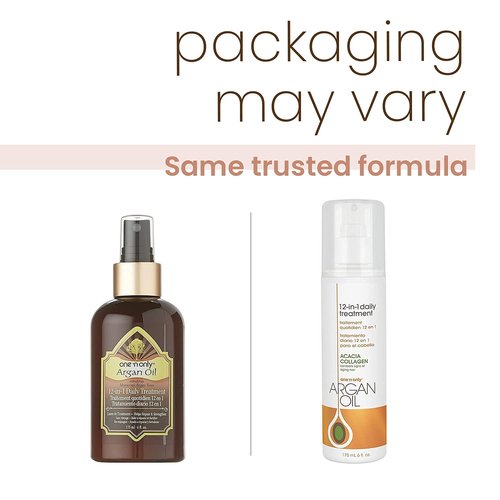 One N' Only Argan Oil 12-in-1 Daily Treatment - Lightweight Frizz Control & Moisturizing | 6 Fl Oz (2-Pack)