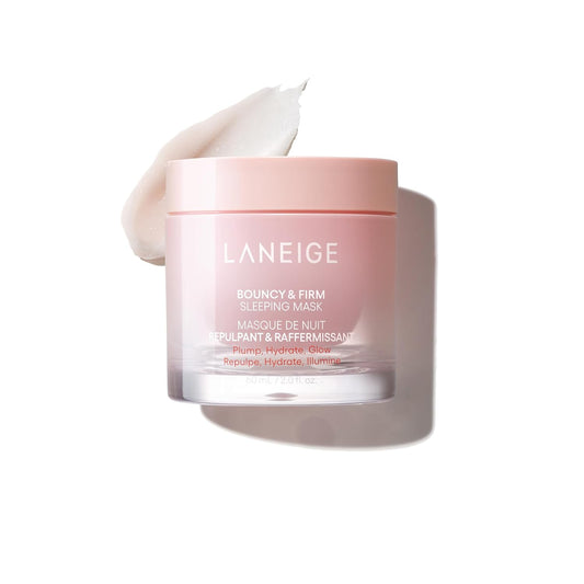 LANEIGE Bouncy Firm Sleeping Mask - Revitalize Skin with Peony & Collagen Complex, Barrier-Boosting Hydration