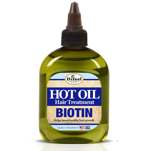 Difeel Biotin Hot Oil Treatment - Nourishing Hair Care for Strength & Shine | 7.1 oz