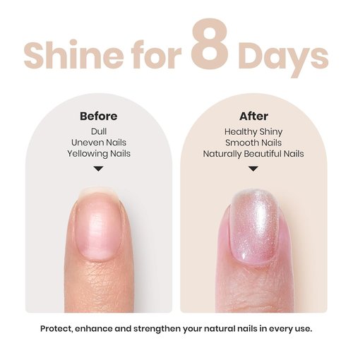 Beetles Pearl Nail Polish - Fast-Drying Natural Nail Concealer & Strengthener for Damaged Nails | 0.51 FL OZ