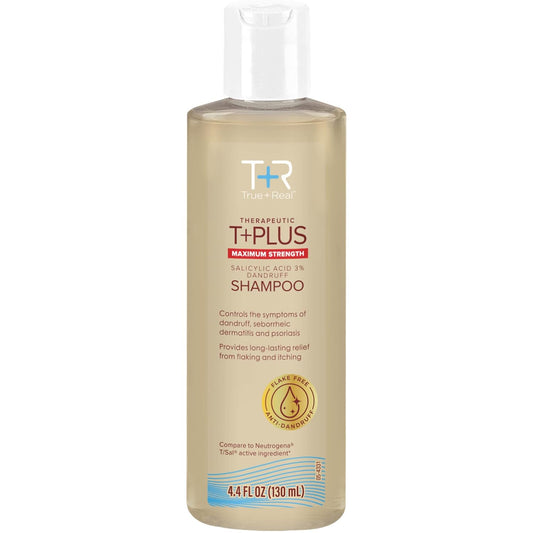 True+Real Salicylic Acid Anti-Dandruff Shampoo - 3% Salicylic Acid Formula, 4.4 Fl Oz