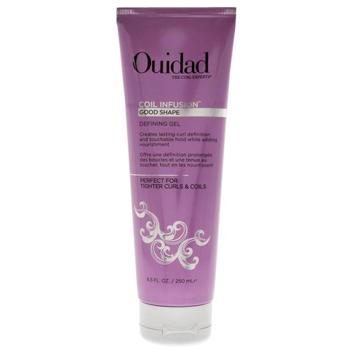 Ouidad Coil Infusion Give a Boost Styling + Shaping Gel Cream for Curly Hair, 8.5 oz - Hydrating Peptide & Black Castor Oil Formula for Defined Coils, Frizz Control, Lightweight Hold, Paraben-Free