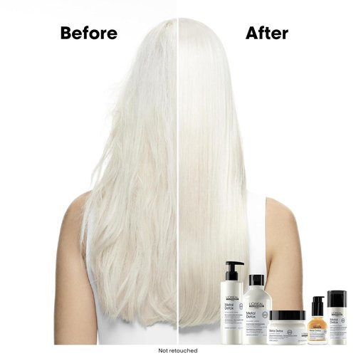 L'Oréal Professionnel Paris Metal Detox Shampoo & Pre-Treatment Set - Paraben & Sulfate-Free, Protects Color & Adds Shine for Dry or Damaged Hair