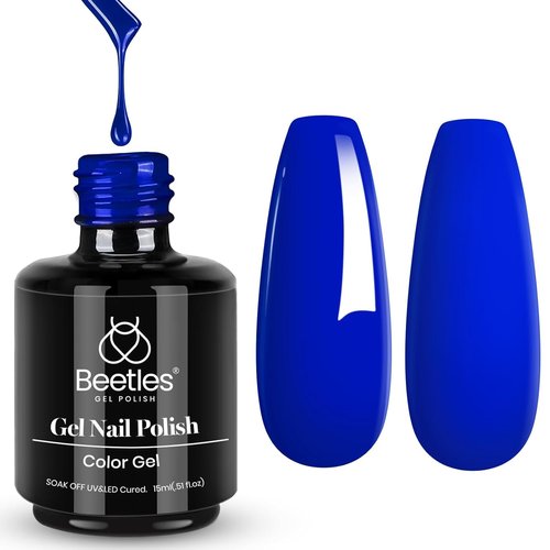 Beetles 1PCS 15ml White Gel Nail Polish and Blue Gel Nail Polish