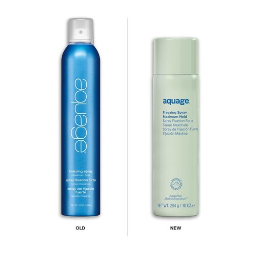 Aquage Freezing Spray - Extra Hold Hairspray for All Hair Types - Anti-Humidity & Maximum Shine (8 oz)
