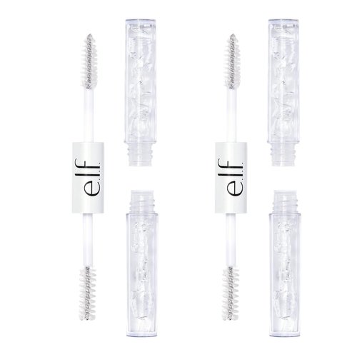 e.l.f. Clear Lash & Brow Mascara - Conditioning Gel for Grooming & Defining | 2-Pack, Vegan & Cruelty-Free